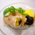 runa10's cooksnap of when they made さつまいもと柿の生ハム巻きサラダ.