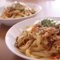 くまっちゃん☆'s cooksnap of when they made スルメのおかげ。旨味たっぷり焼きうどん.