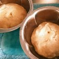 ＊こおこ＊'s cooksnap of when they made 離乳食：バナナときな粉の蒸しパン.