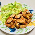 ねっちゃんっ's cooksnap of when they made 生姜の豚肉巻き.