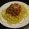 arihana's cooksnap of when they made ★鶏ミンチで作る簡単ミートスパゲッティ★.