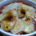 うりぴょん's cooksnap of when they made 超簡単！　トマト＆なす＆ツナのチーズ焼き.