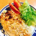 モモマカロン♪'s cooksnap of when they made ヘルシー✿焼チキンカツ✿.