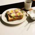 しいのちゃん's cooksnap of when they made 卵とハムと野菜のトースト.