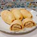 ☆クローバー134☆'s cooksnap of when they made きなこロールパン♪.