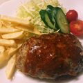 ぐるパパ's cooksnap of when they made ハンバーグ♪.
