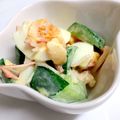 noriko912's cooksnap of when they made きゅうりとゆで卵とカニかまのマヨサラダ.