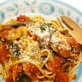 マダムカフェ♡'s cooksnap of when they made カキのトマトパスタ.