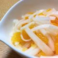 クックP7PONJ☆'s cooksnap of when they made ＊マクロビ＊大根みかん.