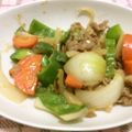 メイジももんじゃ's cooksnap of when they made 豚肉とピーマンのごま味噌マヨ炒め.
