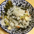 ESPERANSA's cooksnap of when they made 小松菜の炊き込みごはん.