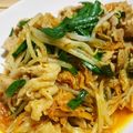 ぎょびょ's cooksnap of when they made ニラもやしの豚キムチ♪.