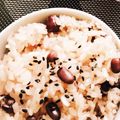 ♡3722♡'s cooksnap of when they made 炊き赤飯(無水鍋QC使用).