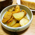 ＊実月＊'s cooksnap of when they made 柿とじゃがいものこんがりマヨ醤油ソテー.
