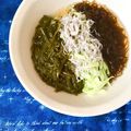 ふたごゆき's cooksnap of when they made もずくとめかぶにシラスキャベツ.
