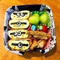 yu-ta03's cooksnap of when they made 簡単キャラ弁♡卵焼きミニオン稲荷ずし♡.