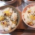 まるにじこ's cooksnap of when they made めっけもん♪美味！さつま芋ご飯.