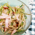 まぶたん's cooksnap of when they made もやしハムきゅうり☆冷やし中華のタレ和え.