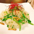 ☆糖質減らしてます☆'s cooksnap of when they made おつまみ　ザーサイと白滝とピーマンの中華.