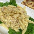 yummy?'s cooksnap of when they made ランチ❤チーズカルボナーラペンネ♬.