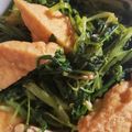 クックLLV0VK☆'s cooksnap of when they made 簡単5分！厚揚げと小松菜のめんつゆ生姜煮.
