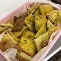 クックまりさん☆'s cooksnap of when they made おからと黒ごまのカリカリせんべい★*:・.