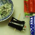 むぎこさん☆'s cooksnap of when they made カニカマかいわれチーズの海苔巻き☆.