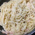 miki_iv's cooksnap of when they made サーモンのクリームパスタ・レモン風味。.