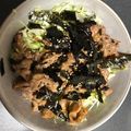 2929リブちゃん's cooksnap of when they made 簡単＊豚こま肉のテリマヨ丼＊.