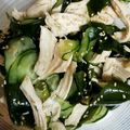 すずマロ's cooksnap of when they made 鶏胸肉ときゅうりとわかめの酢の物.