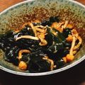 mami♪123's cooksnap of when they made 生ワカメとなめこのワサビポン酢和え☆.