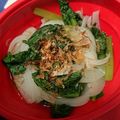 まな姫's cooksnap of when they made 小松菜と玉ねぎのおひたし.