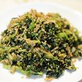 3life's cooksnap of when they made 簡単！ダイコンの葉（大根葉）生姜炒め.