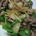 ひかる0628's cooksnap of when they made 豚肉玉ねぎピーマンの甘辛炒め.