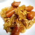 れいちょんぐ's cooksnap of when they made ☆弁当おかず玉葱とウィンナーの玉子炒め☆.