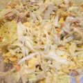 もか75's cooksnap of when they made キャベツとゆで卵の和風サラダ.