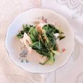 yesmama's cooksnap of when they made ほうれん草と竹輪のわさび醤油和え.