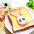 ももちゃんのれしぴ's cooksnap of when they made 蒲鉾☆マヨ☆チーズトースト.