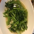 xMARILYNx's cooksnap of when they made 小松菜のニンニク炒め！.