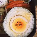 ♡greentea♡'s cooksnap of when they made お弁当に！味玉しそチーズおにぎり.