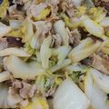 ちゃみ's cooksnap of when they made 簡単ノンオイル☆白菜と豚バラあっさり炒め.