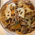 あっちゃむ。's cooksnap of when they made レンコンとかぼちゃの♪バター醤油炒め♥.