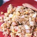 myumyuシンバ's cooksnap of when they made カニ味噌チャーハン中華風.