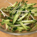 ねみねみ's cooksnap of when they made きゅうりとザーサイの中華和え.
