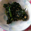 るるそら's cooksnap of when they made お母さんのほうれん草の胡麻和え.