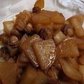 marron777's cooksnap of when they made 汁がウマイぞぉ！ホタテのミミ&大根♪煮物.