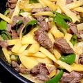 EmillyYumi's cooksnap of when they made 牛肉★ピーマン★おじゃがの塩炒め.