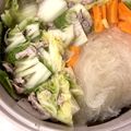 あきととみき's cooksnap of when they made 白菜と豚肉と春雨のミルフィーユ鍋♪.