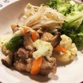 yasu。's cooksnap of when they made ～コクうま♪鶏もも肉とカリフラワー炒め～.