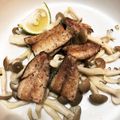 こうたいがぁ's cooksnap of when they made 秋刀魚ときのこのカボスdeマリネ風。.
